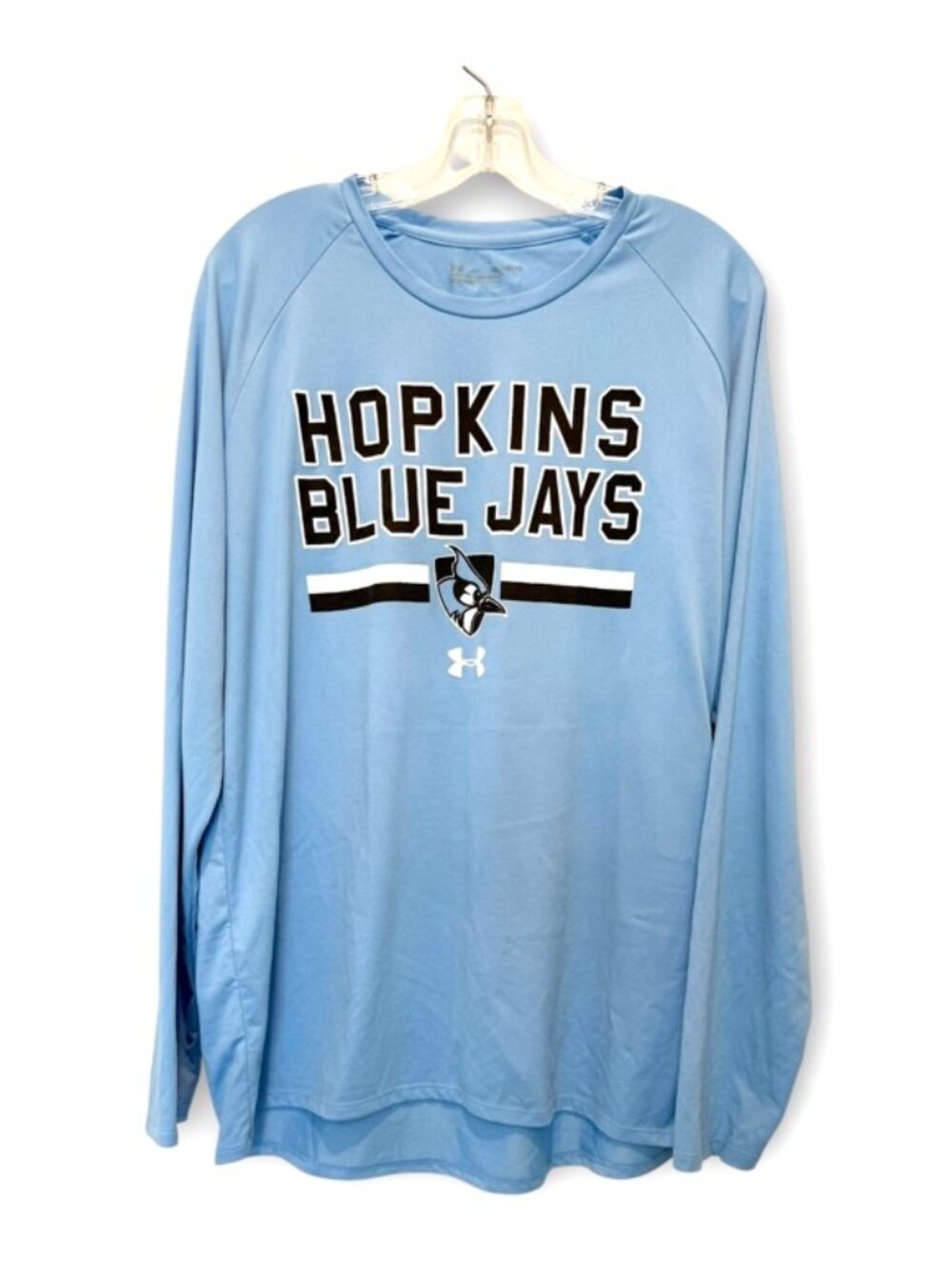 Under Armour x Hopkins Blue Jays Performance Long Sleeve Loose T-Shirt Sz XL